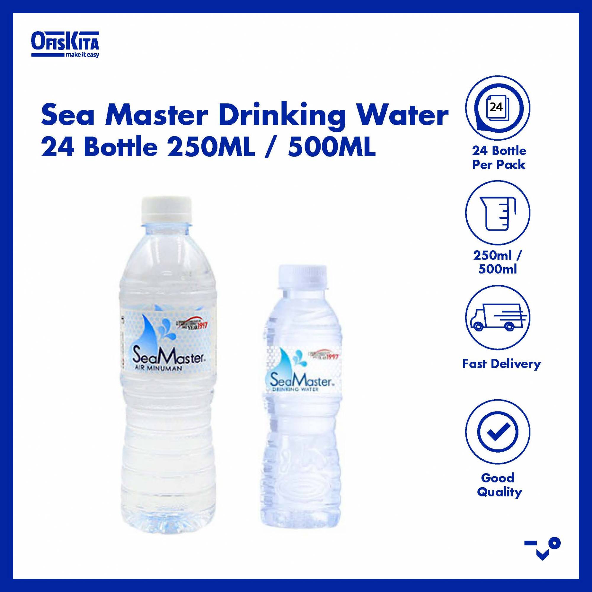 Ofiskita Sea Master Drinking Water 24 Bottle 250ML / 500ML